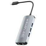 Blueshadow 4 in 1 USB C to Ethernet Cable | Mini USB Hub